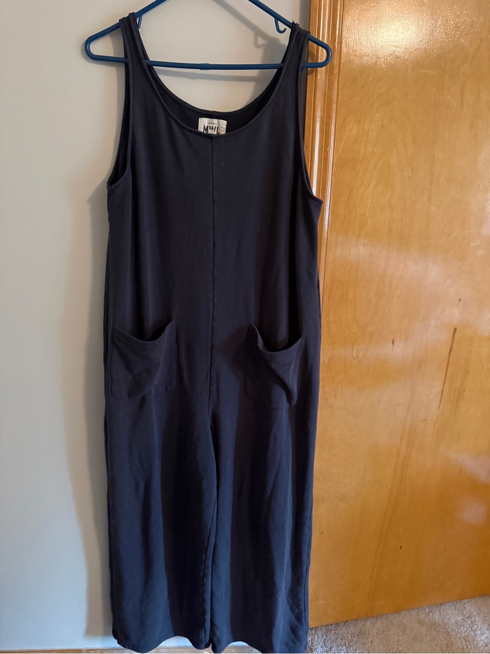 Madewell black jumpsuit
